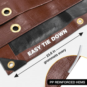Winpull Tarp waterproof poly layer keeps items dry