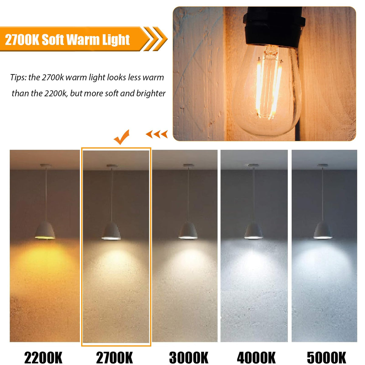 winsaLED not dimmable outdoor bulb for steady brightness