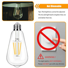 winsaLED E26 medium base enables easy screw-in installation in existing fixtures.