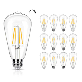 winsaLED edison bulb 40W equivalent 3000K warm white ideal for living room fixtures