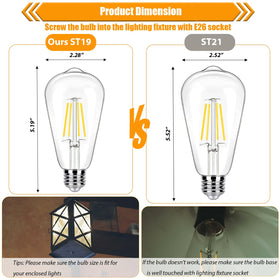 winsaLED versatile bulb suitable for ceiling fixtures, lamps, and décor lighting.