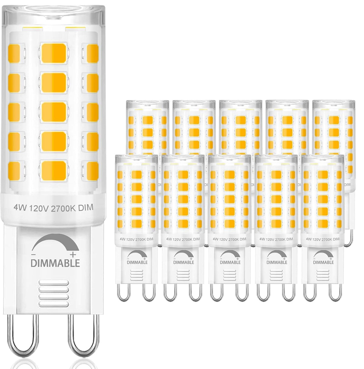 Winshine 40W halogen-replacement G9 bulb lowers energy use.