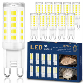 Winshine G9 LED bulb 360 beam for chandeliers and sconces, delivering wide, shadow-free illumination.
