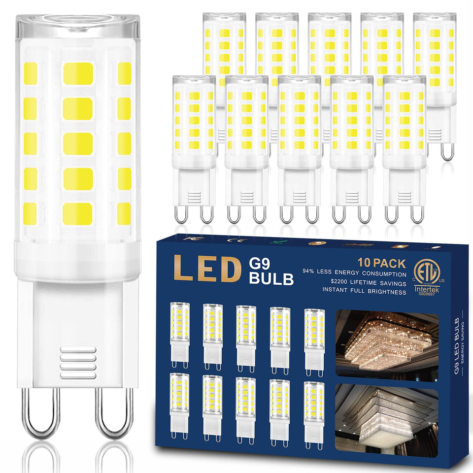 Winshine G9 LED bulb 360 beam for chandeliers and sconces, delivering wide, shadow-free illumination.
