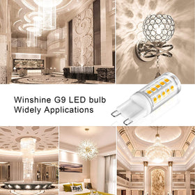 Winshine G9 LED bulb 4000K natural daylight ideal for tasks and contrast