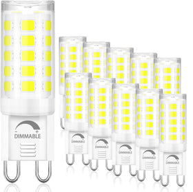 Winshine G9 LED bulb pack demonstrates easy compatibility with common fixtures
