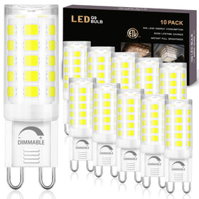 Winshine G9 LED bulb pack front view highlighting daylight 6000K efficiency