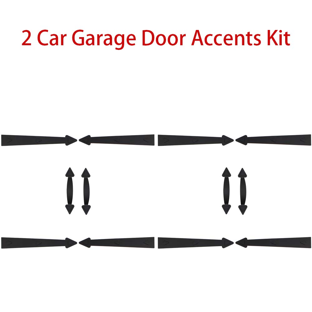 WINSOON black finish decorative hardware elevating garage aesthetics