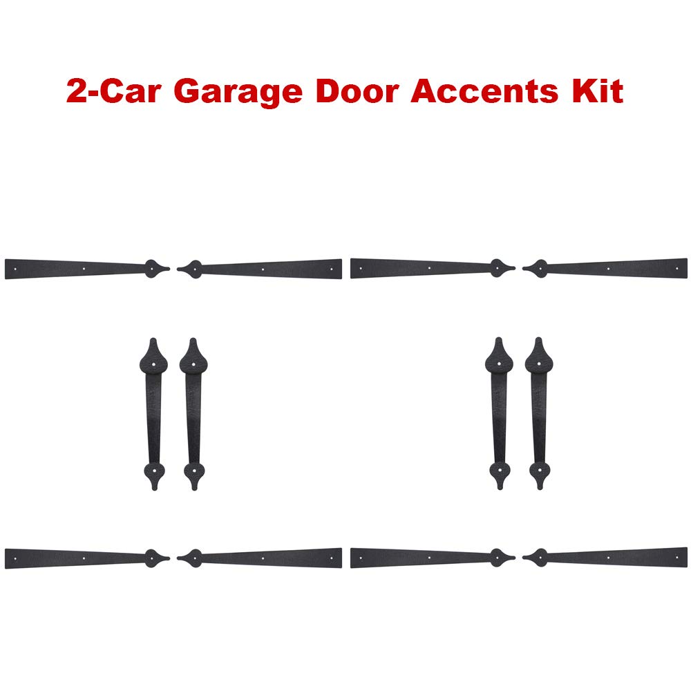 WINSOON carriage assembly on wood door showcases dramatic vintage style.