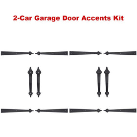 WINSOON carriage assembly on wood door showcases dramatic vintage style.