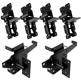 WINSOON stainless steel self-closing gate hinge for durable exterior fence hardware.