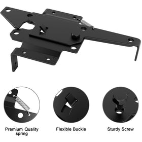 WINSOON wood gate hinges with included screws simplify secure outdoor fencing.