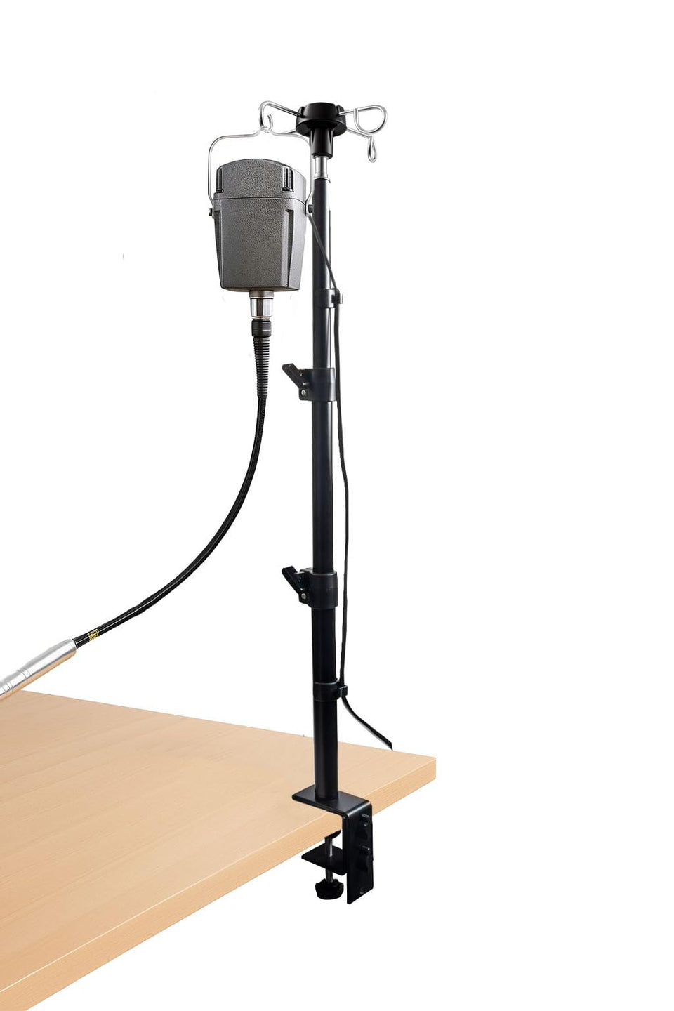 Wintopro height adjustable flex shaft stand with extended reach for comfortable operation.