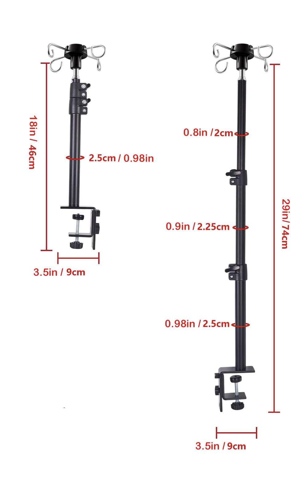 Wintopro table clamp demonstrates secure anti-slip mounting on a workbench.