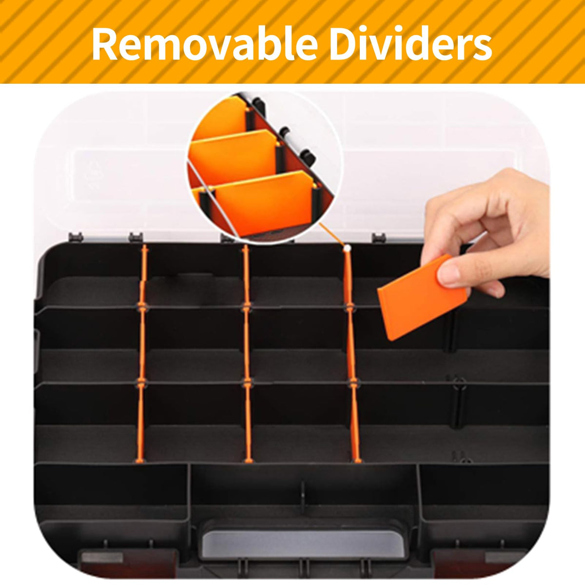 WIN&YING durable, impact-resistant plastic keeps contents protected in busy workshops.