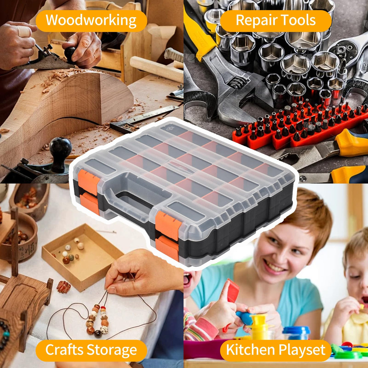 WIN&YING versatile organizer suitable for pros and DIYers to declutter tools.
