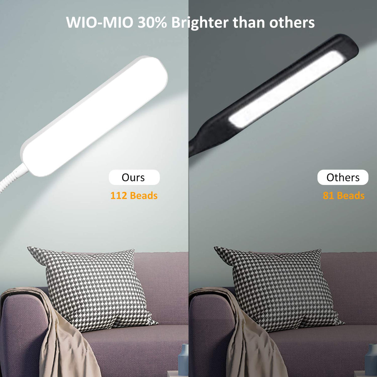 Wio-Mio remote control to adjust brightness and color temperature from afar