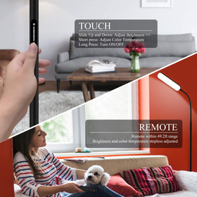Wio-Mio dimmable lamp with touch control for precise light.