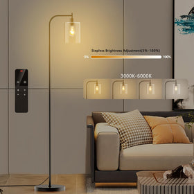 Wio-Mio floor lamp with foot pedal switch for hands-free on/off