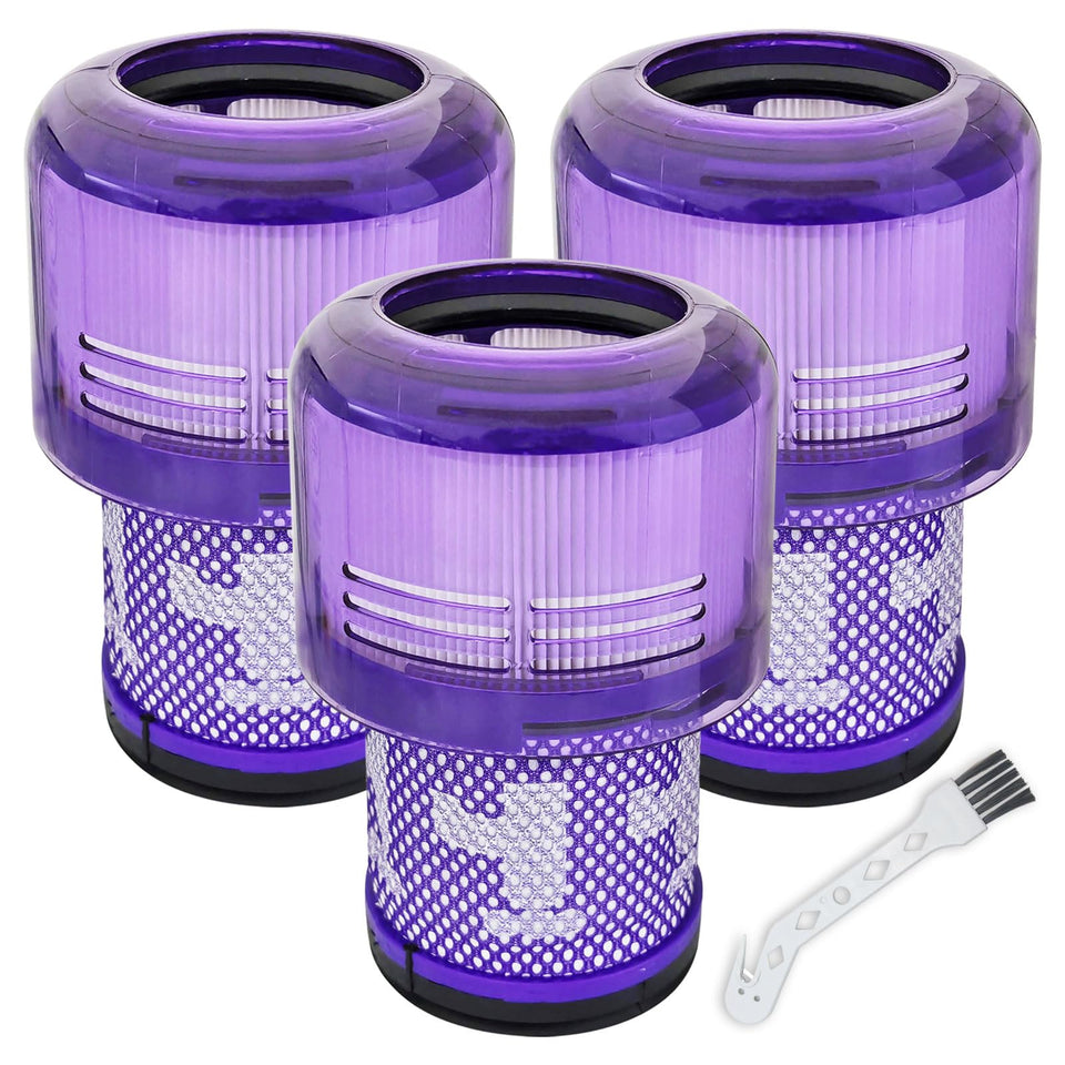 Wipenow Dyson V11 Torque Drive filter kit; three-pack for quick replacements