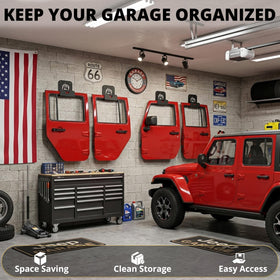 WIPHANY includes soft EVA cushions to protect door paint during storage.