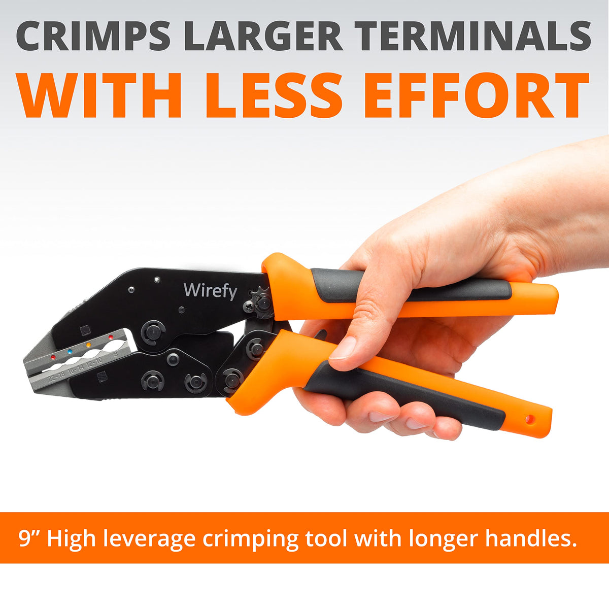 Wirefy Crimping Tool Set non-insulated terminals for versatile wiring tasks