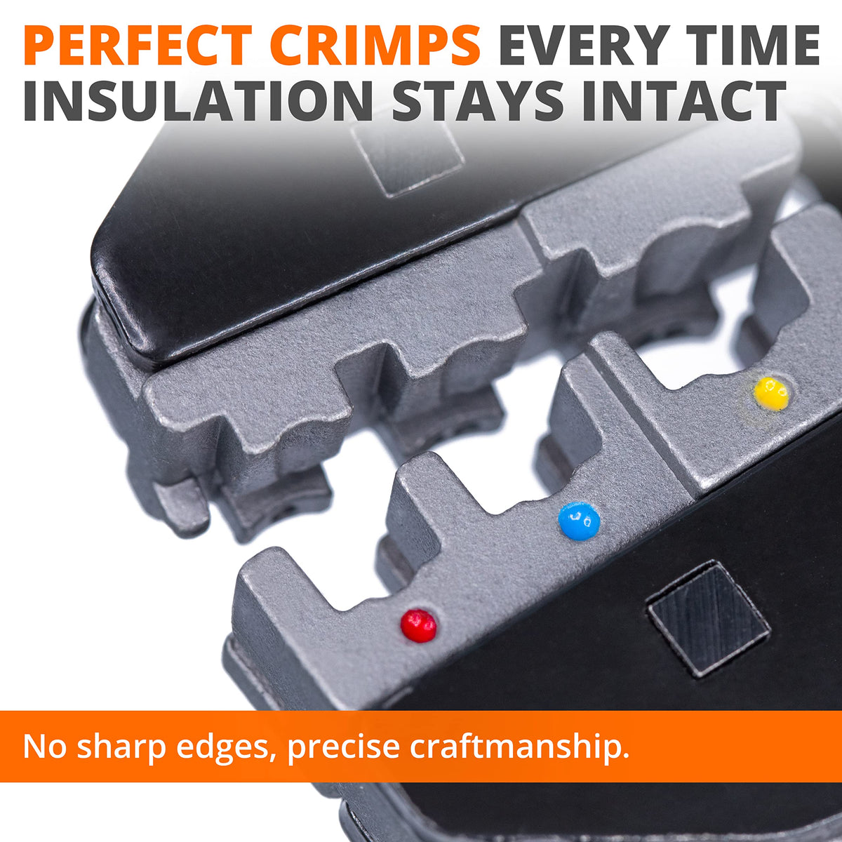 Wirefy Crimping Tool Set nylon terminals compatible design for durable splices