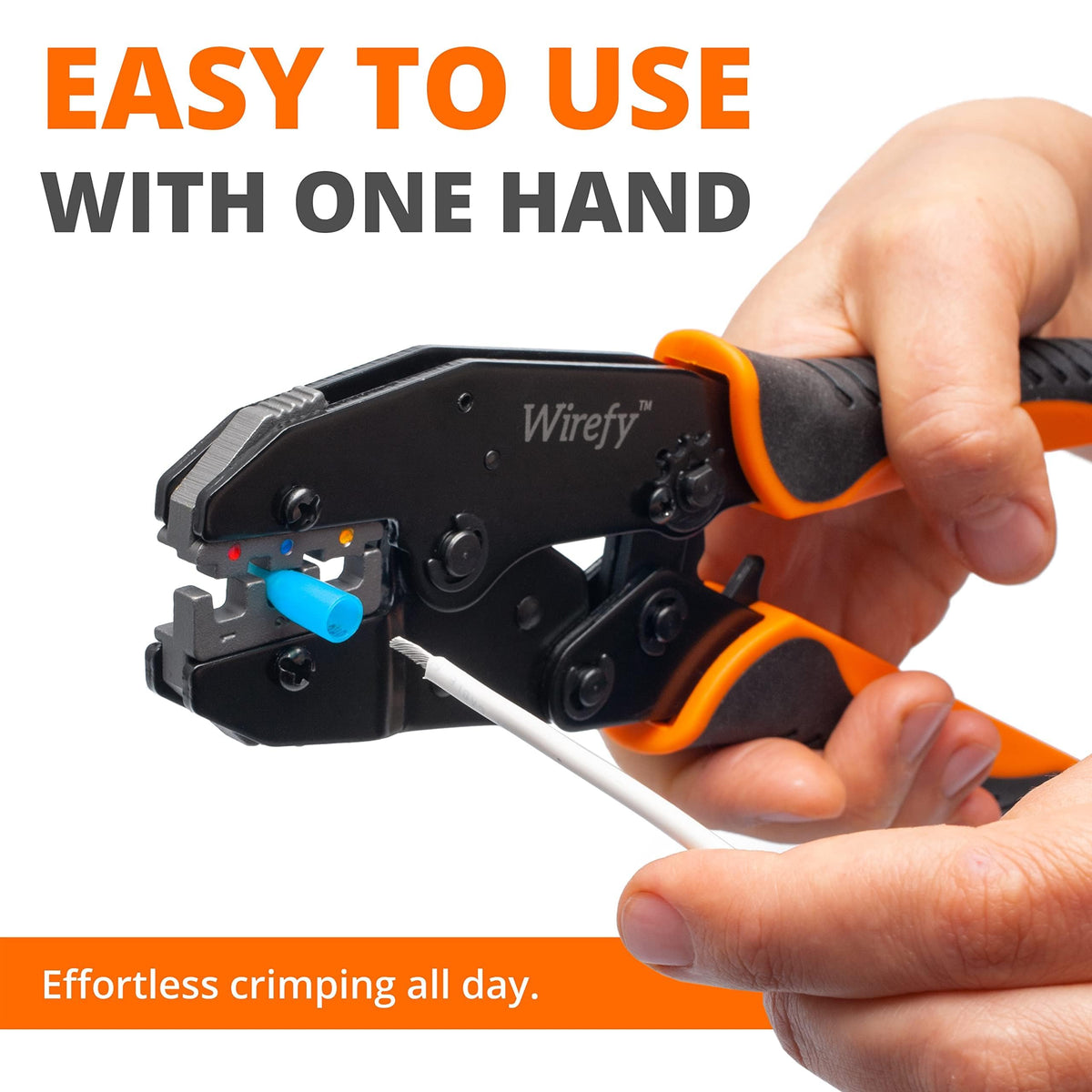 Wirefy ergonomic handles offering comfort and control during long sessions.
