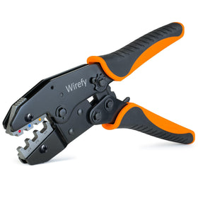Wirefy Wire Crimping Tool in use delivering secure heat-shrink crimps.