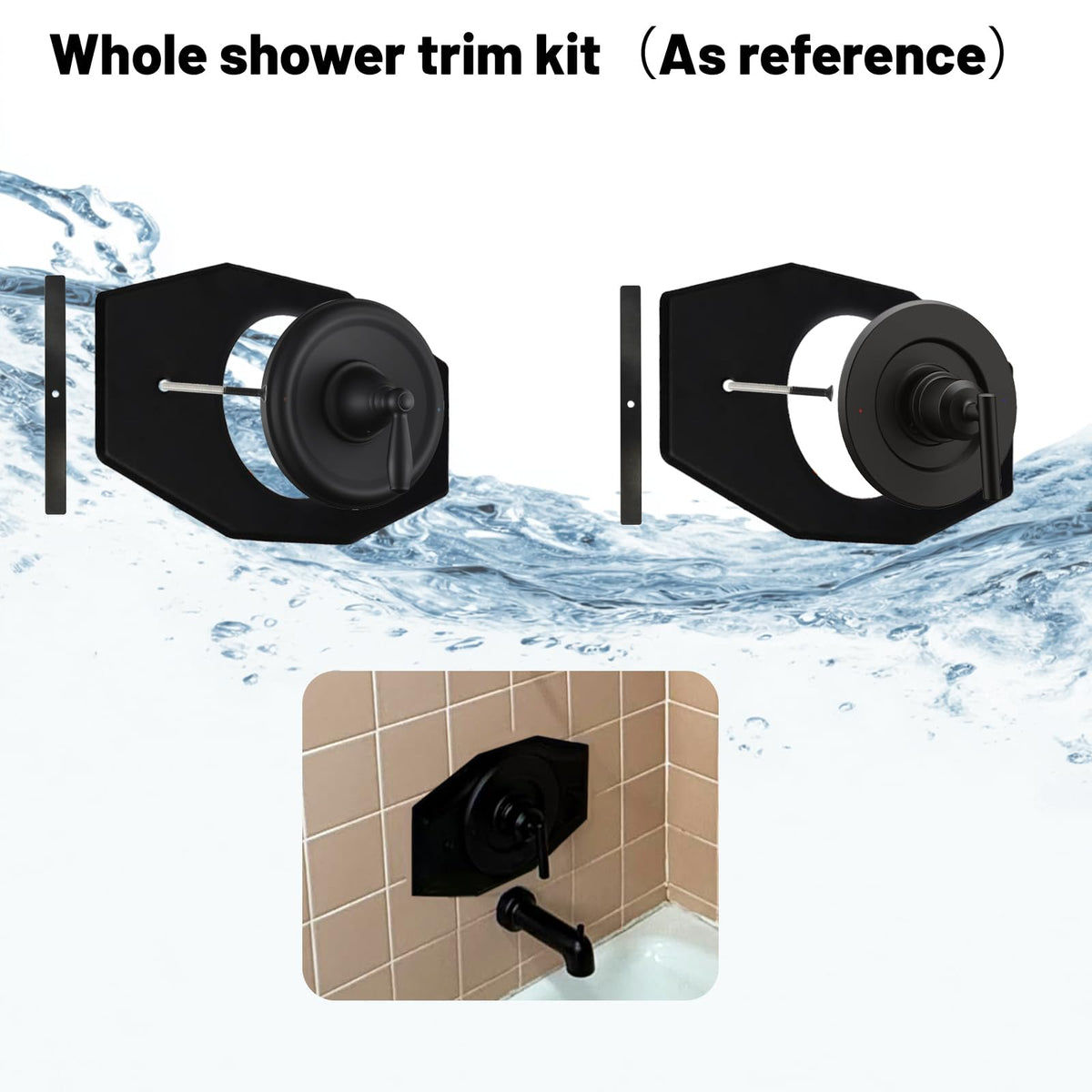 WIRELEL Compatible with Moen and Delta single-handle valves for simple renovations