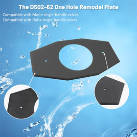 WIRELEL Stainless steel remodel plate enhances durability against humidity and daily use