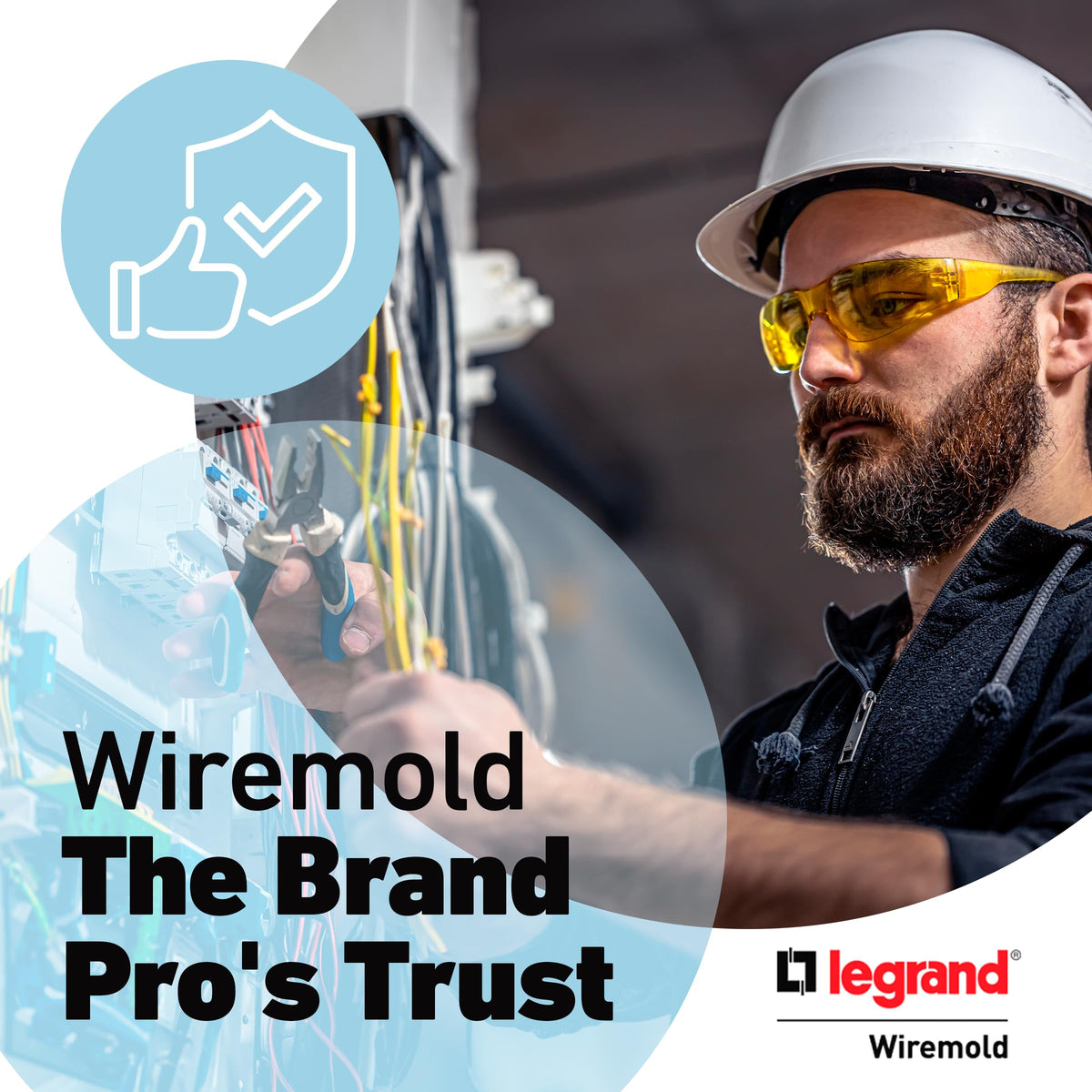 Wiremold 3ft and 5ft length options offering flexible mounting in tight spaces