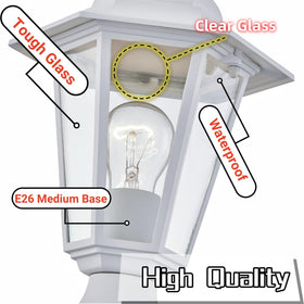 WISBEAM light glass detail underscores durable weatherproof construction
