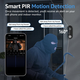 Wisdom View two-way audio for real-time conversations from monitor or app