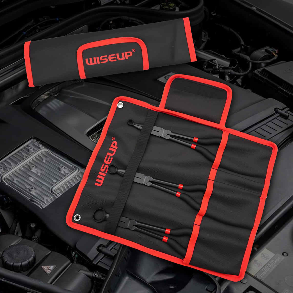 WISEUP carbon steel heat-treated pliers for durable, long-lasting use