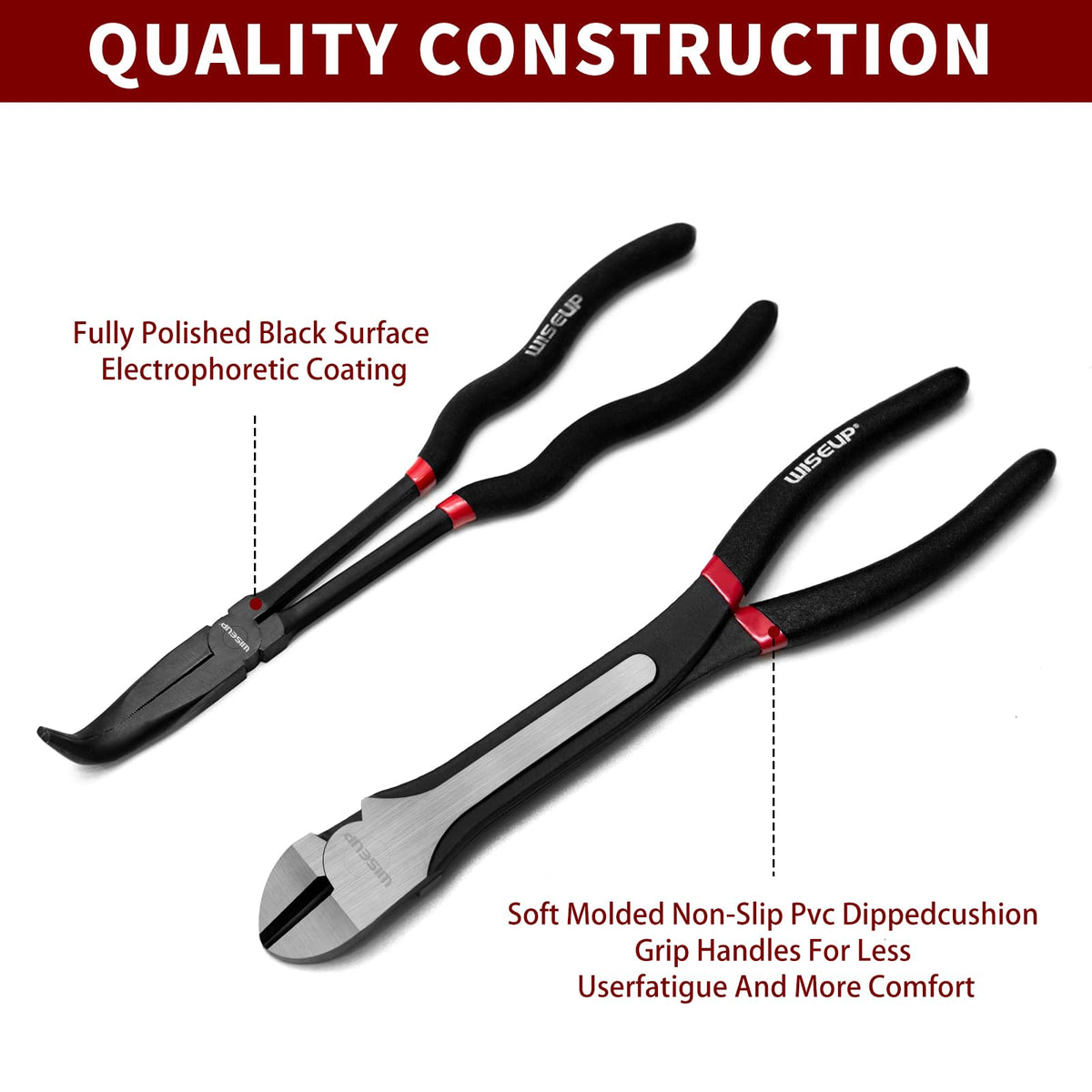 WISEUP diagonal plier suitable for wire trimming