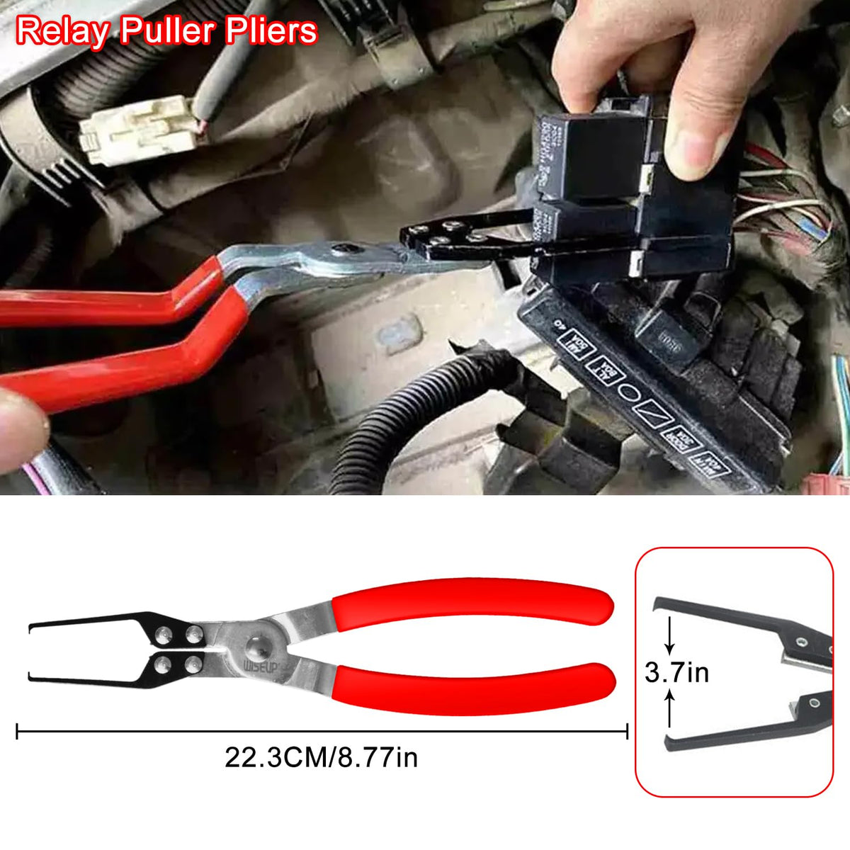 WISEUP hose clamp plier with secure grip for tight clamps
