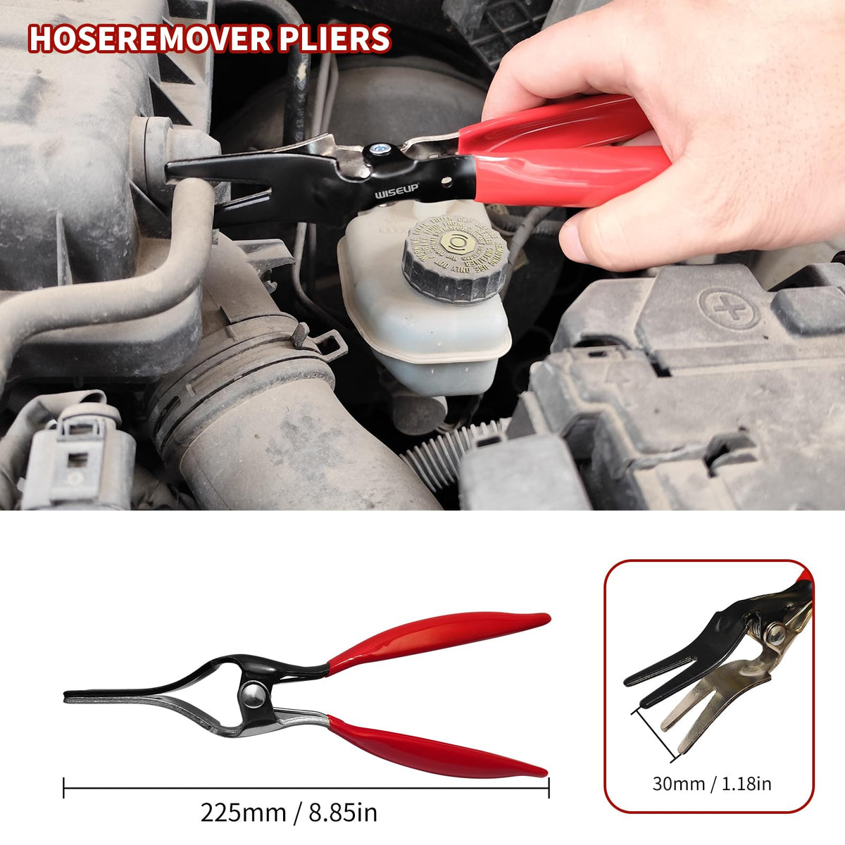 WISEUP hose remover plier for quick hose separation