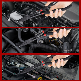 WISEUP non-slip ergonomic handle reduces fatigue and improves control