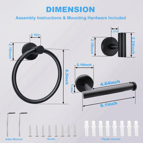 Wisexin heavy-duty brackets provide secure mounting for busy bathrooms.
