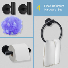 Wisexin wall-mounted toilet paper holder keeps rolls accessible and tidy.