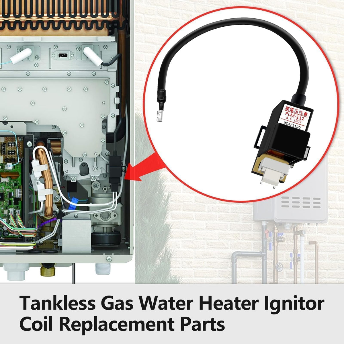 Wisiny PLM-112 replacement part compatible with Rheem and Ruud systems