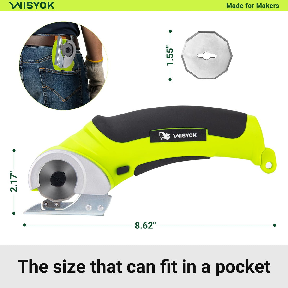 WISYOK 4.2V cardboard cutter in action delivering smooth cuts through thick materials
