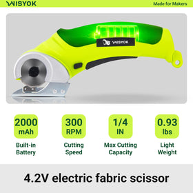 WISYOK cardboard cutter spare blade and storage bag for uninterrupted work