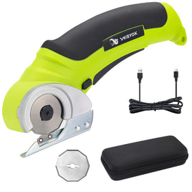 WISYOK cordless electric scissors with battery indicator for reliable charging status