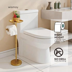 Wismay stand with sturdy base stays stable during use.