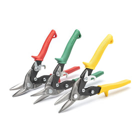Crescent Wiss MetalMaster M2R snips designed for smooth curves and tight radii.