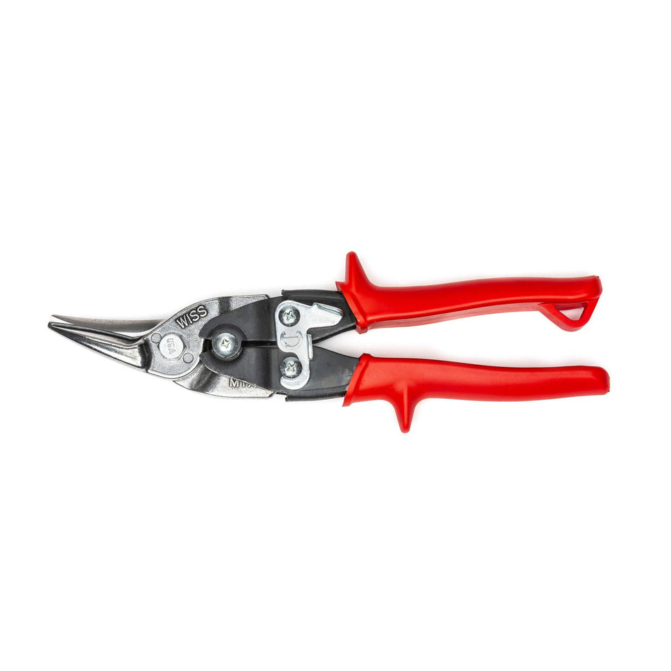 Wiss Crescent MetalMaster blade serrations close-up for clean cuts