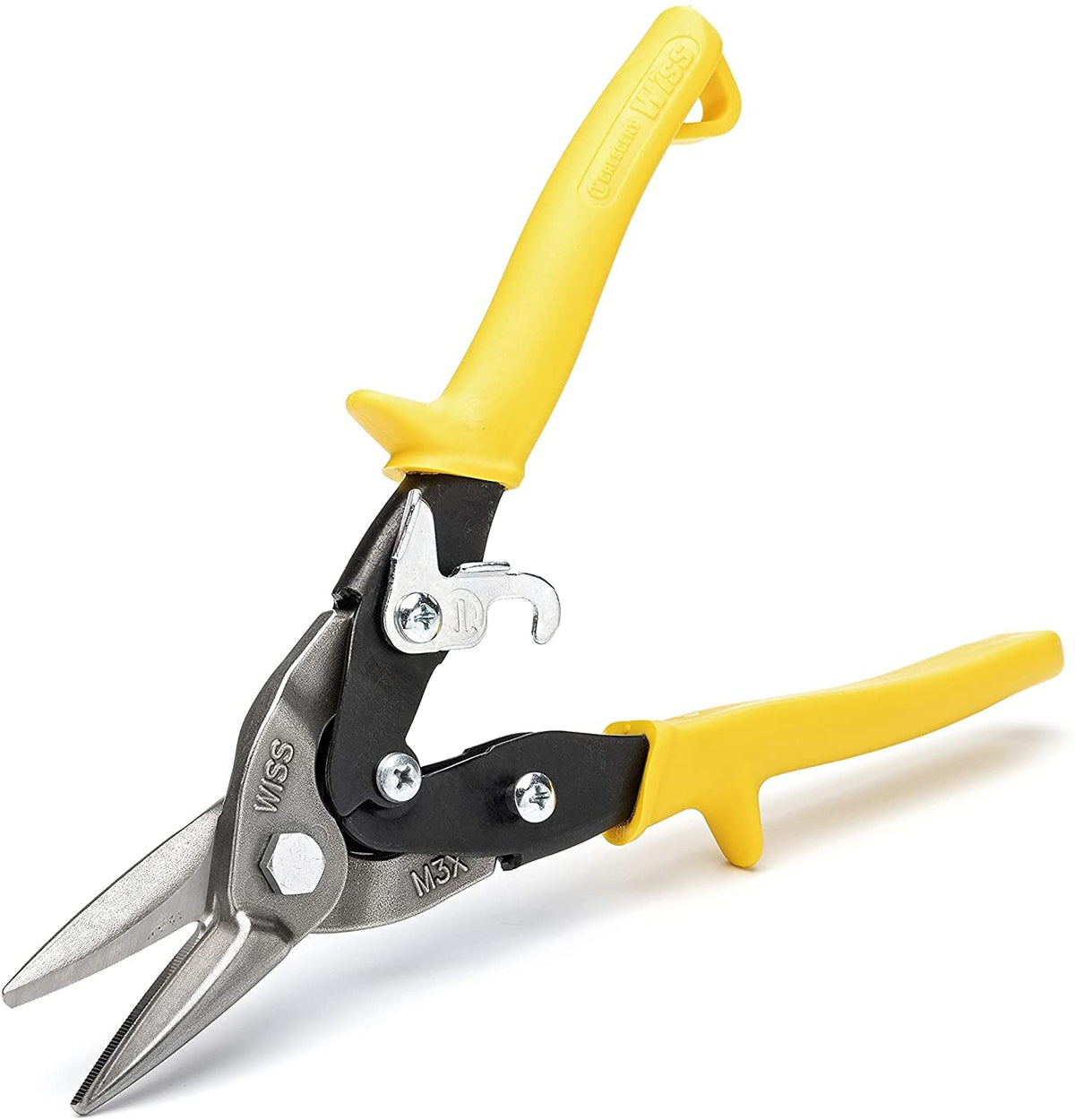 Wiss MetalMaster snips spring action enables smooth, low-effort feeding