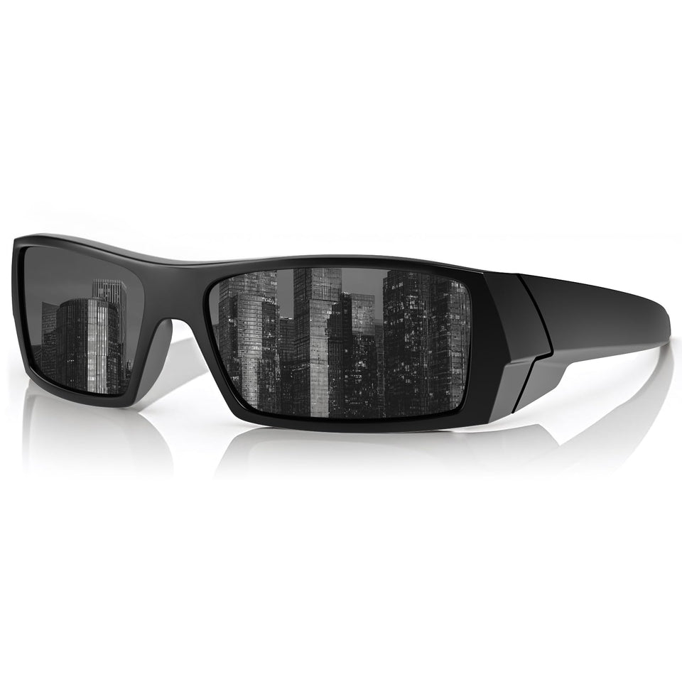 WISTON Z87 wrap-around sunglasses with polarized lenses for glare reduction.